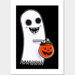 Trick or Treat Ghost Posters and Art